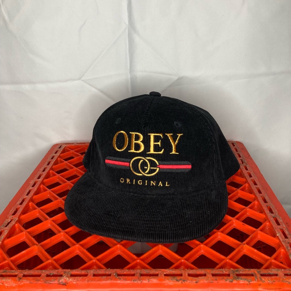 Obey corduroy hat